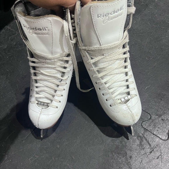 Riedell Diamonds Figure skates White Ice Skates